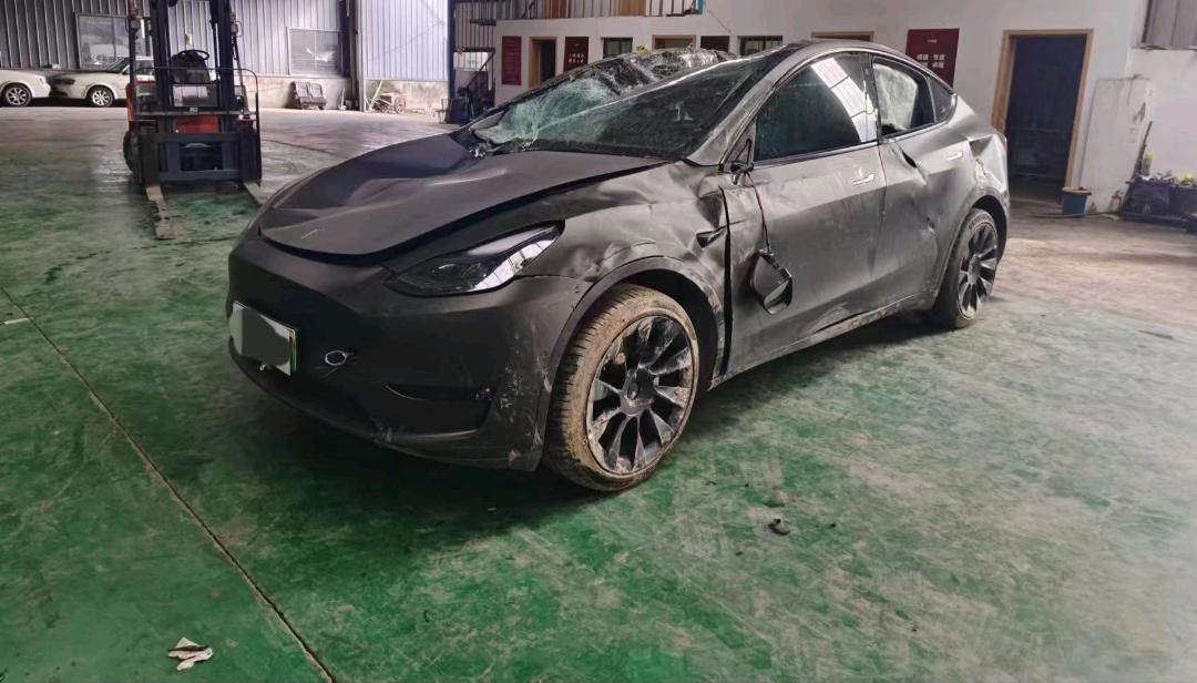 宁波市22年特斯拉MODEL Y 事故车车源 事故车出售网