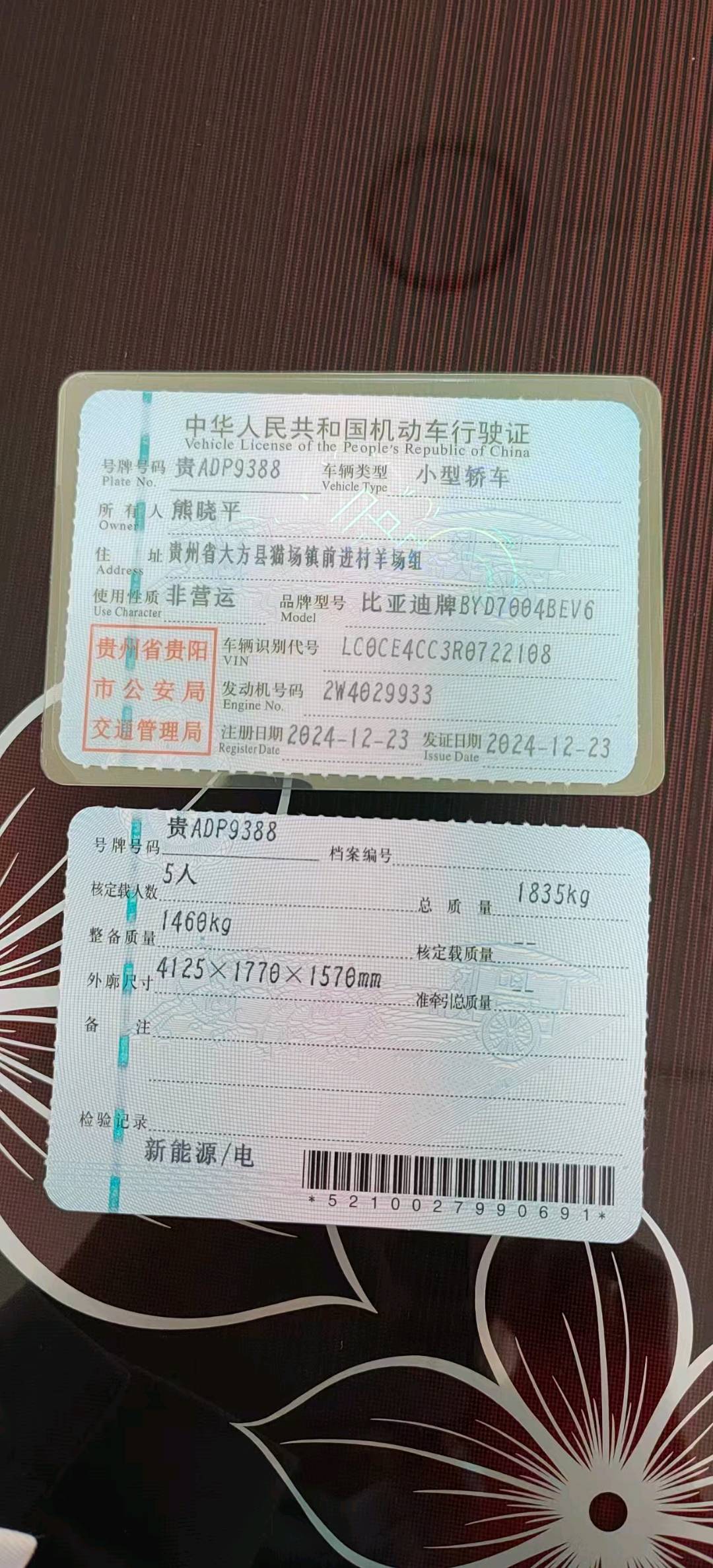 贵阳市24年比亚迪海豚8