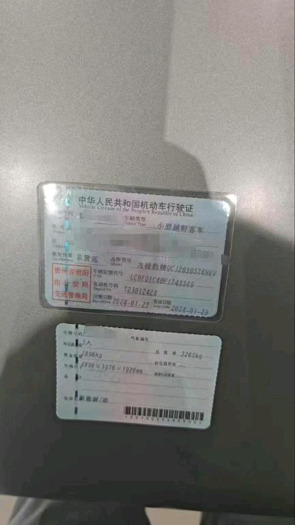 贵阳市24年比亚迪方程豹9