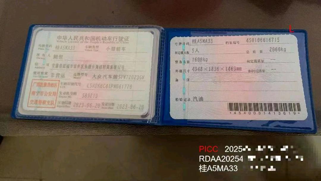 广州市23年大众帕萨特9