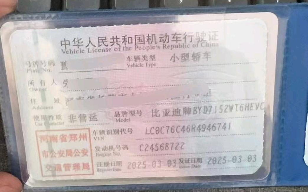 郑州市25年比亚迪秦9