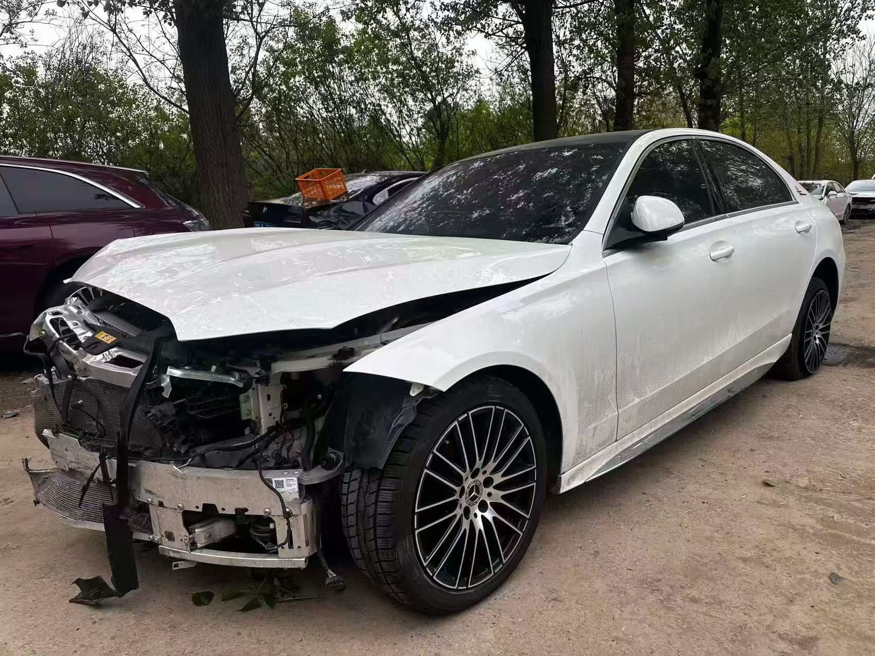 北京24年奔驰C事故车