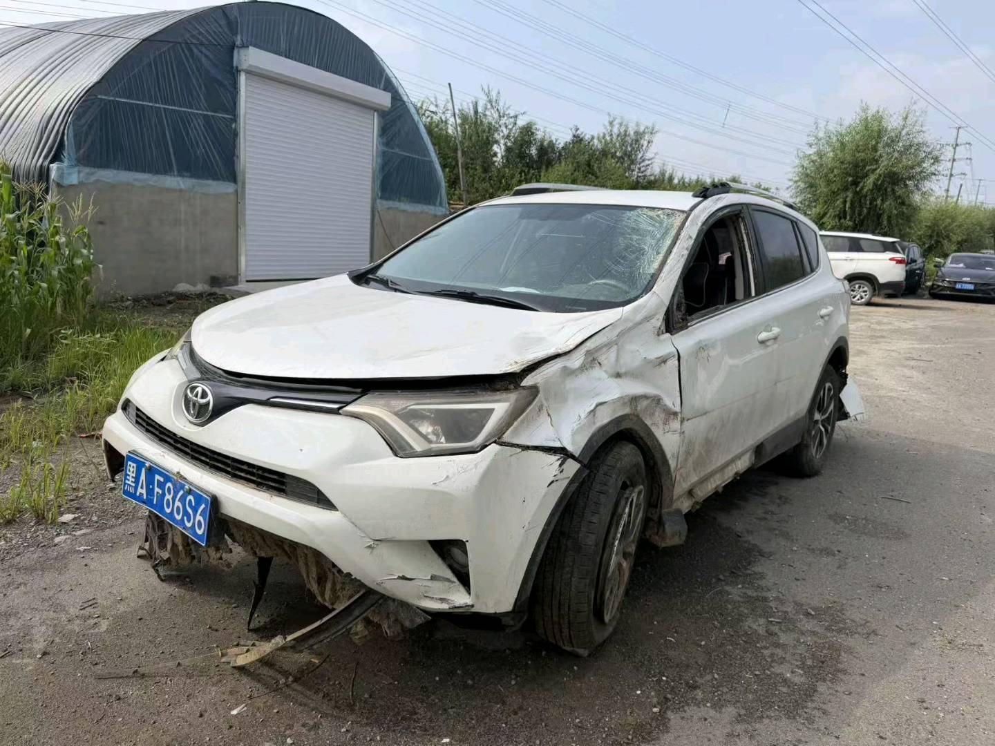 长春市17年丰田RAV4荣放事故车