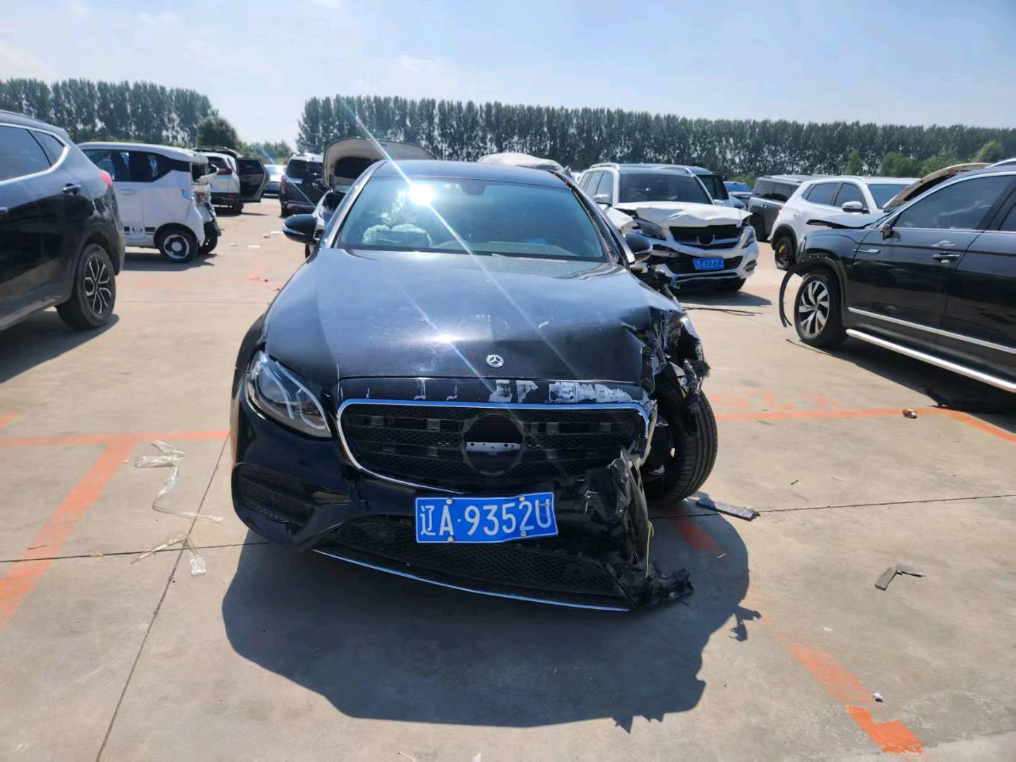 沈阳市17年奔驰E事故车