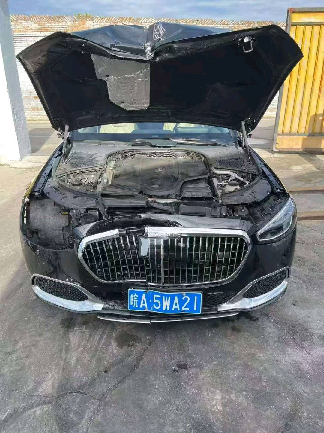 北京23年奔驰S事故车